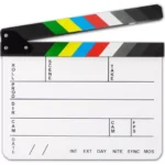 CLAQUETA PARA FILMACION EN ACRILICO