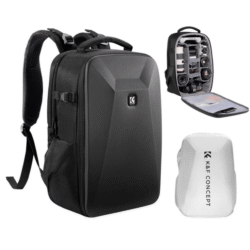 K&F NATURE WANDER 10 BLACK  22 LITROS - MOCHILA HARDSHELL