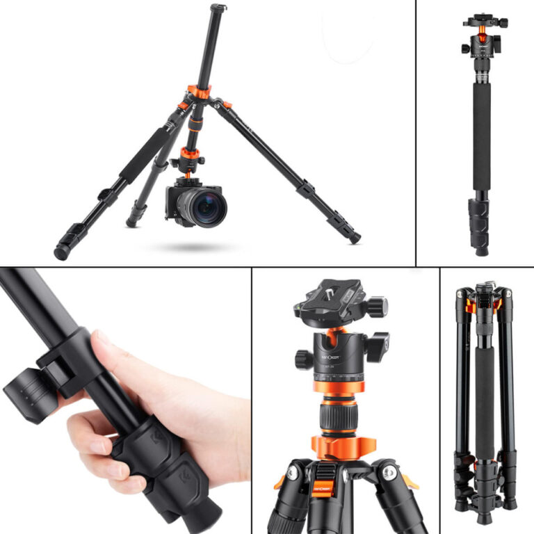 TRIPODE K&F 360° 3-EN-1 MONOPIE KF09.089V1 - Imagen 3